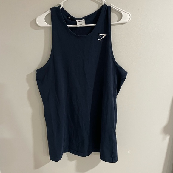 Navy blue gymshark tank top - Picture 3 of 3